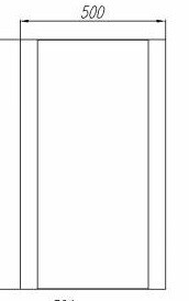 Зеркало Aquaton Ария 50 (1A140102AA430) темно-коричневый