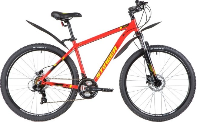 Велосипед Stinger 27AHD.ELEMPRO.18RD0 красный 137782