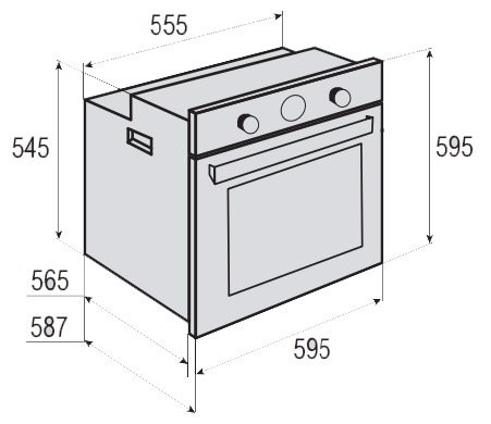 Встраиваемый электрический духовой шкаф Zigmund & Shtain EN 113.722 A