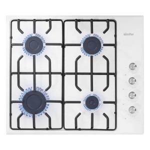 Встраиваемая газовая варочная панель Simfer H60Q40W511 Встраиваемая газовая варочная панель Simfer H60Q40W511