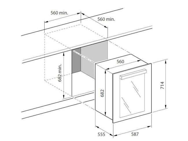 Винный шкаф Elica VERITAS BI36 BL