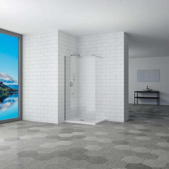 Walk-in RGW WA-01 100*195 Хром/Прозрачное/10 мм (03100110-11)