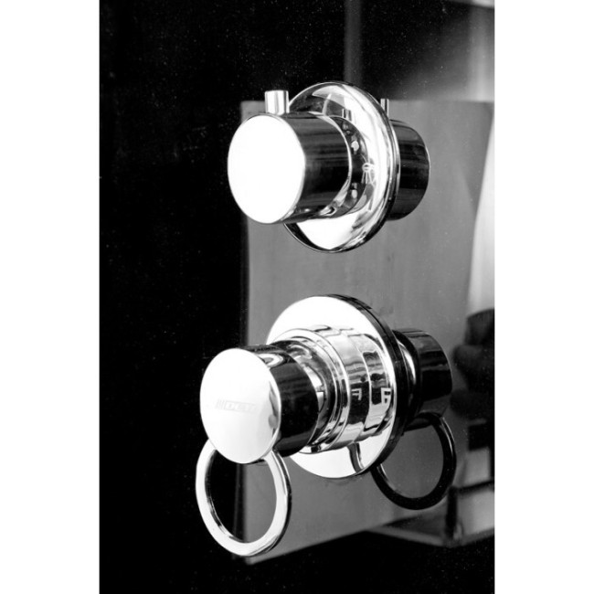 Душевая кабина Deto B01S LED black