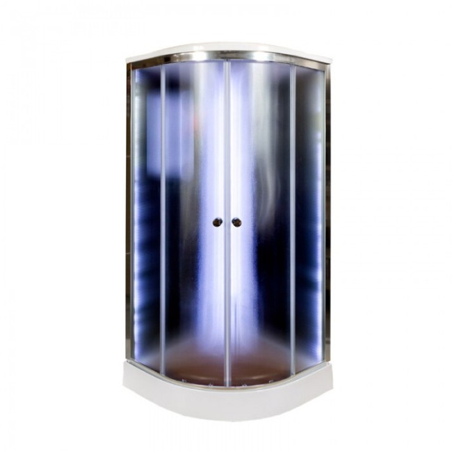 Душевая кабина Deto B01S LED black