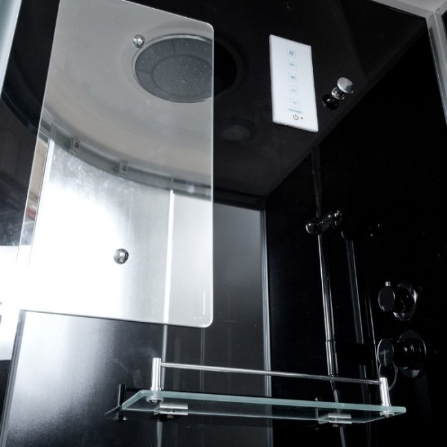 Душевая кабина Deto B01S LED black