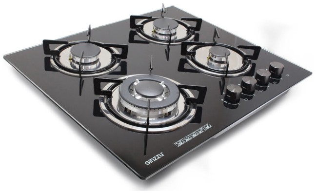 Встраиваемая газовая варочная панель Ginzzu HCG-443 черный Встраиваемая газовая варочная панель Ginzzu HCG-443 черный