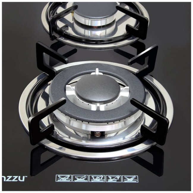 Встраиваемая газовая варочная панель Ginzzu HCG-443 черный Встраиваемая газовая варочная панель Ginzzu HCG-443 черный