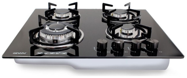 Встраиваемая газовая варочная панель Ginzzu HCG-443 черный Встраиваемая газовая варочная панель Ginzzu HCG-443 черный