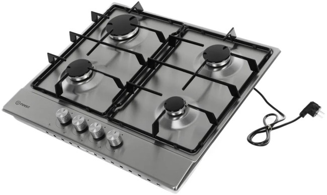 Встраиваемая газовая варочная панель Indesit THPM 641 IX/I