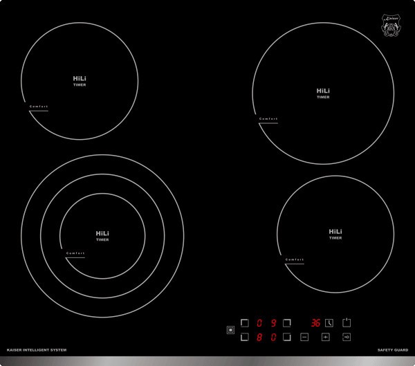 Встраиваемая электрическая варочная панель Kaiser KCT 6703 F Встраиваемая электрическая варочная панель Kaiser KCT 6703 F