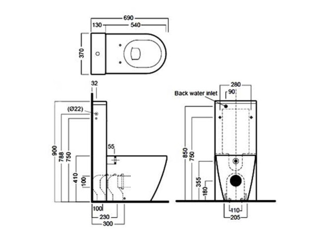 Бачок для унитаза Hatria (Y0MK01) белый Бачок для унитаза Hatria (Y0MK01) белый