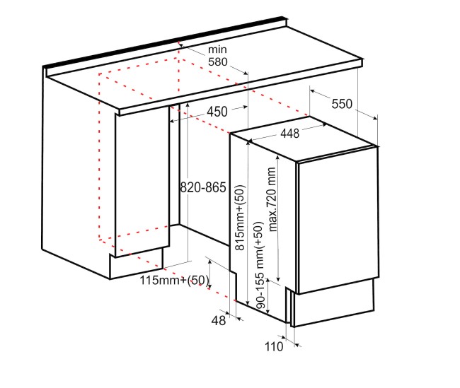 Встраиваемая посудомоечная машина Exiteq EXDW-I404