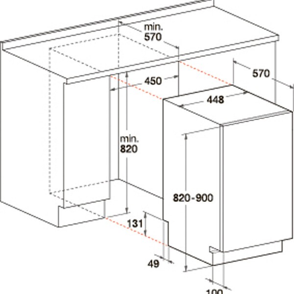 Встраиваемая посудомоечная машина Hotpoint-Ariston LSTF 7M019 C Встраиваемая посудомоечная машина Hotpoint-Ariston LSTF 7M019 C