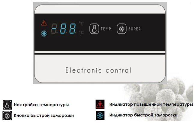 Морозильник-ларь Kraft BD(W)-225BLG