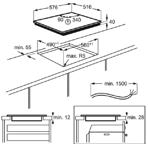 Встраиваемая электрическая варочная панель Electrolux CLE6452KX