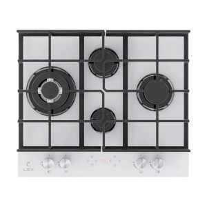 Встраиваемая газовая варочная панель Lex GVG 644 T WH Встраиваемая газовая варочная панель Lex GVG 644 T WH