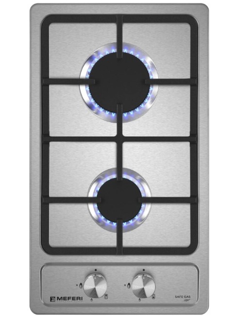 Встраиваемая газовая варочная панель Meferi MGH302IX Light Встраиваемая газовая варочная панель Meferi MGH302IX Light