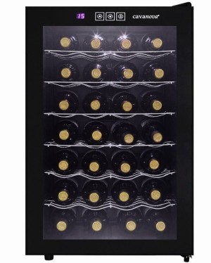 Винный шкаф Cavanova CV028NS черный