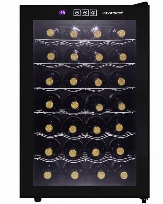 Винный шкаф Cavanova CV028NS черный