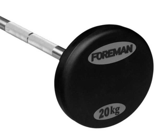 Штанга обрезиненная Foreman FM\ARB-10KG\BK-10-00 Штанга обрезиненная Foreman FM\ARB-10KG\BK-10-00