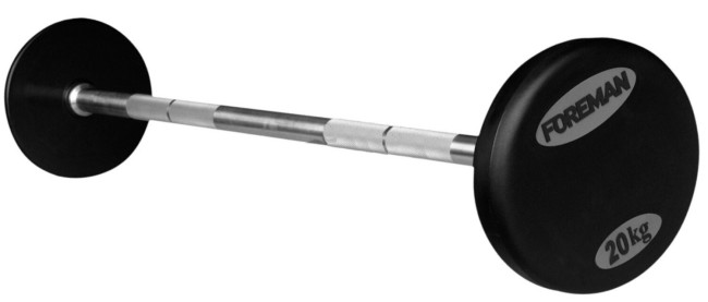 Штанга обрезиненная Foreman FM\ARB-10KG\BK-10-00 Штанга обрезиненная Foreman FM\ARB-10KG\BK-10-00