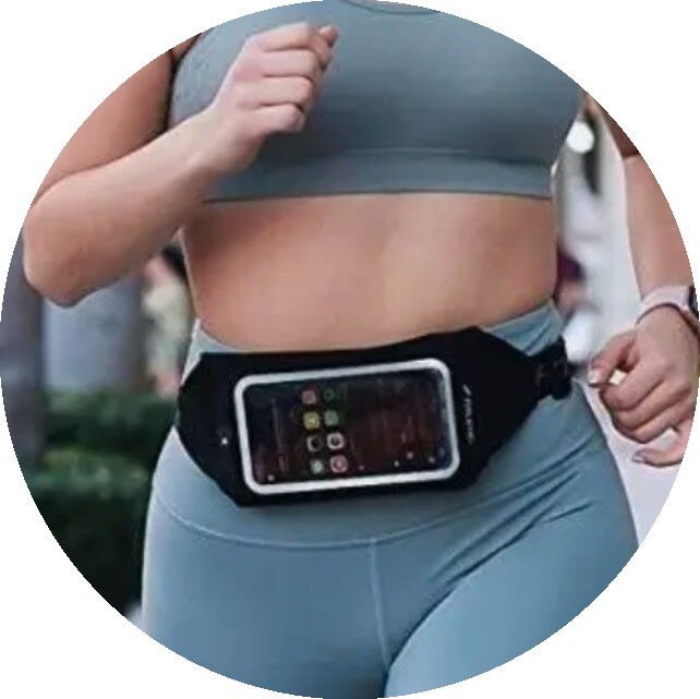 Беговая сумка на пояс Fitletic Swipe черный Беговая сумка на пояс Fitletic Swipe черный