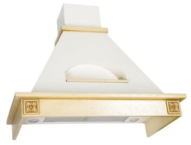 Каминная вытяжка Elikor Бельведер Флореале 60 бежевый/дуб белый с патиной Де Капе Каминная вытяжка Elikor Бельведер Флореале 60 бежевый/дуб белый с патиной Де Капе