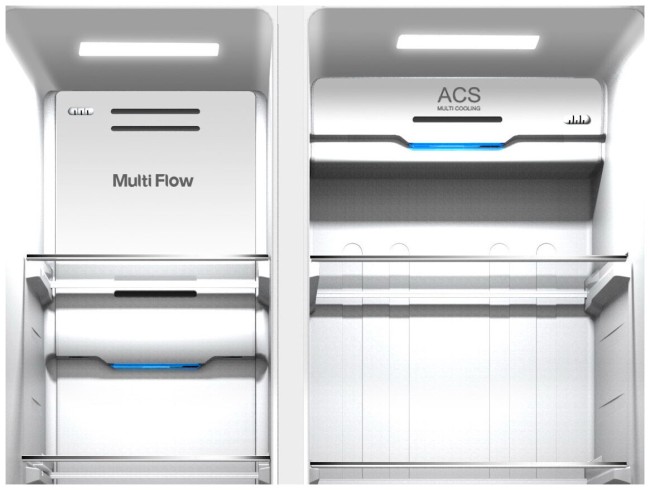 Холодильник Hyundai CS5005FV черное стекло