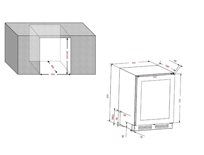 Винный шкаф Avintage AVU53F Premium