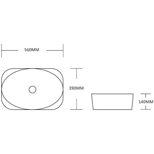 Раковина накладная Cerutti SPA CR2691
