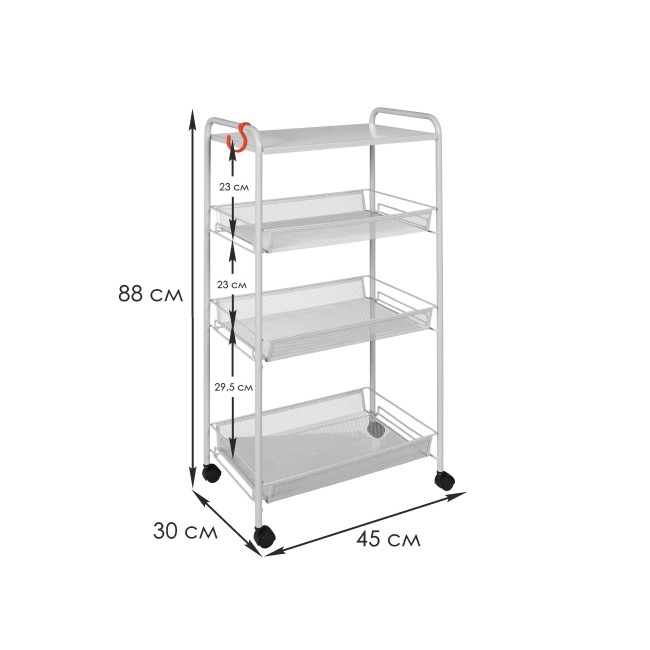 Этажерка ЗМИ Ладья 34 КС серый Э 357 Этажерка ЗМИ Ладья 34 КС серый Э 357