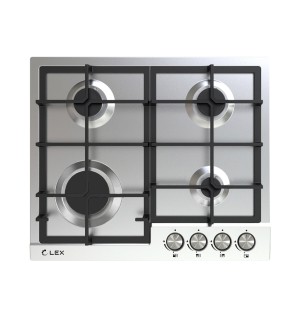 Встраиваемая газовая варочная панель Lex GVS 642 IX Встраиваемая газовая варочная панель Lex GVS 642 IX