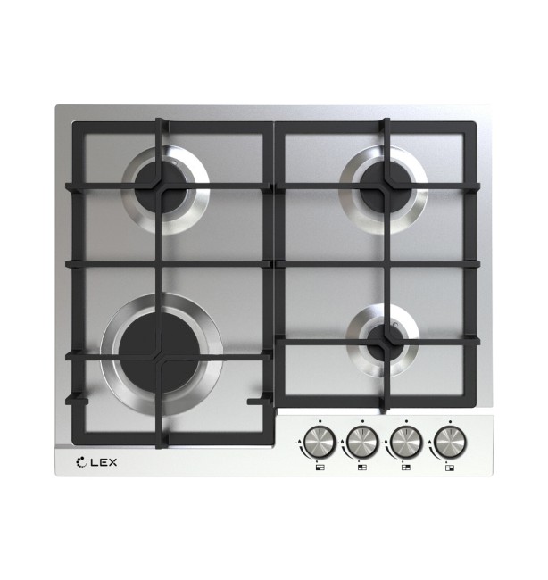 Встраиваемая газовая варочная панель Lex GVS 642 IX Встраиваемая газовая варочная панель Lex GVS 642 IX