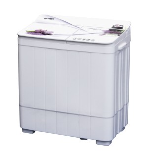 Стиральная машина Optima МСП-115СТ белая крышка/японский стиль