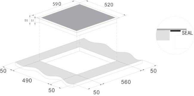 Встраиваемая индукционная варочная панель Candy CIS642MCTT Встраиваемая индукционная варочная панель Candy CIS642MCTT