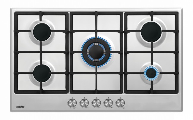 Встраиваемая газовая варочная панель Simfer H90W51M572