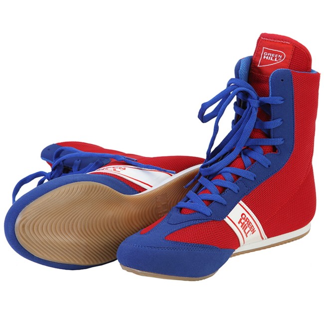 Боксерки Green Hill Special LSB-1801 синий/красный 40
