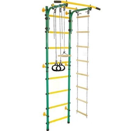 Шведская стенка Midzumi Banji Kabe F0000014404 зеленый/желтый