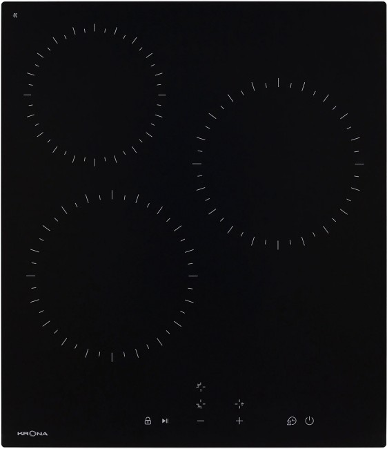Встраиваемая электрическая варочная панель Krona Zauber 45 BL TK Встраиваемая электрическая варочная панель Krona Zauber 45 BL TK