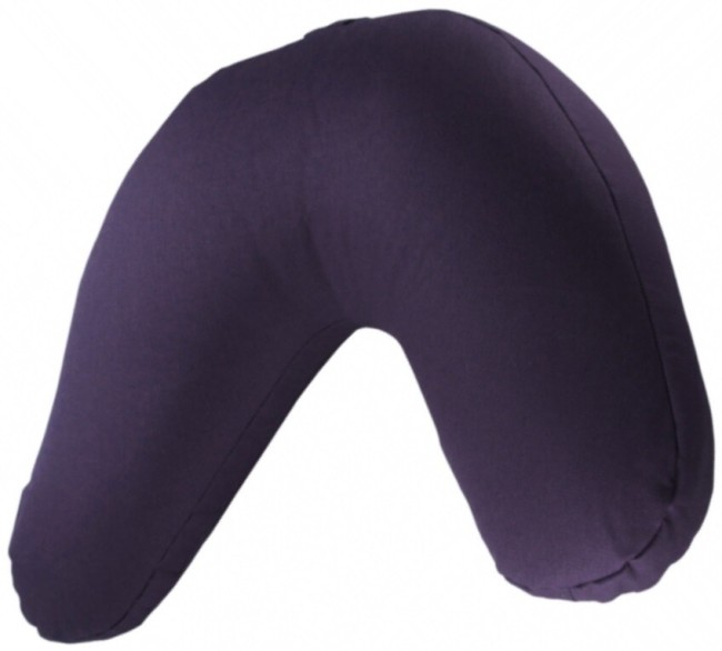 Подушка для медитации Hugger Mugger V-Shaped Meditation Cushion Solids сливовый Подушка для медитации Hugger Mugger V-Shaped Meditation Cushion Solids сливовый