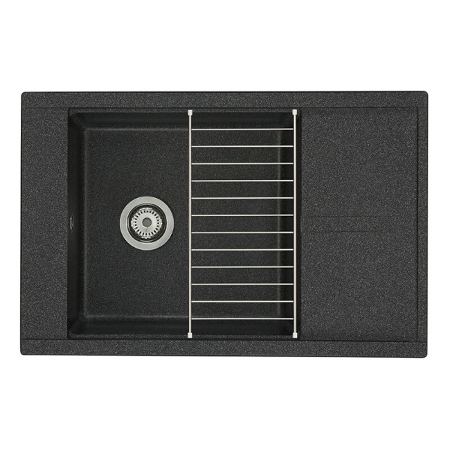 Кухонная мойка Aquaton Делия 78 (1A715132DE210) графит Кухонная мойка Aquaton Делия 78 (1A715132DE210) графит