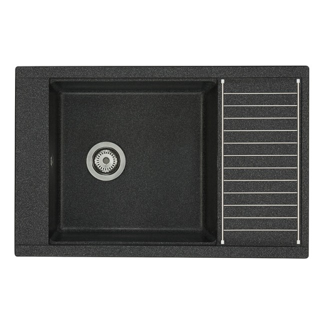 Кухонная мойка Aquaton Делия 78 (1A715132DE210) графит Кухонная мойка Aquaton Делия 78 (1A715132DE210) графит