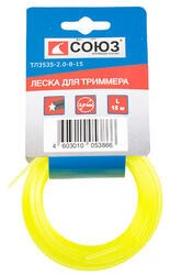 Леска для триммеров Союз ТЛ3535-2.0-8-15