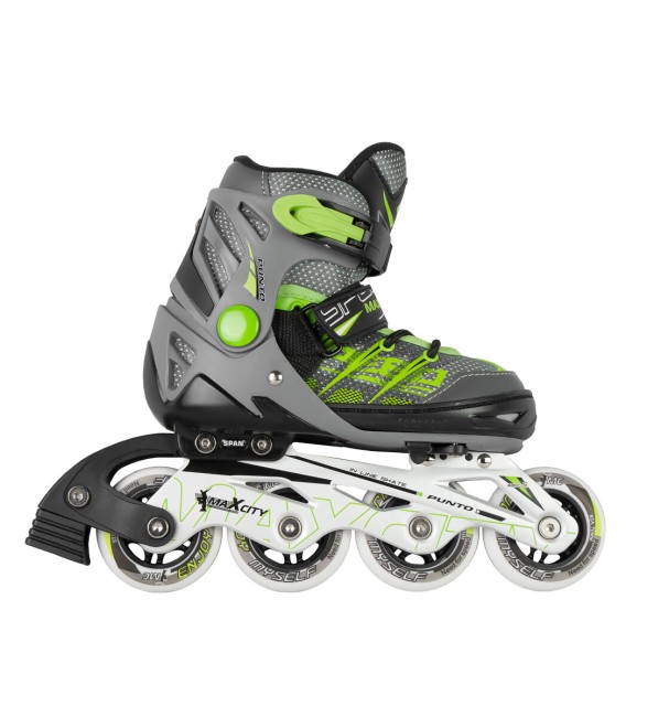 Роликовые коньки MaxCity MC PUNTO зеленый 31-34 Роликовые коньки MaxCity MC PUNTO зеленый 31-34