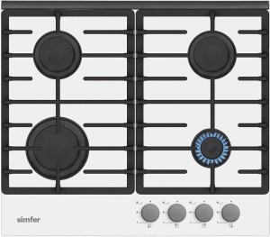 Встраиваемая газовая варочная панель Simfer H60L41W511 Встраиваемая газовая варочная панель Simfer H60L41W511