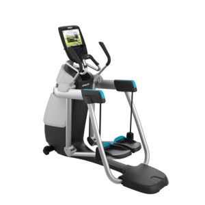 Эллиптический тренажер Precor AMT Open Stride 885 глянцевый серебристый/металлик