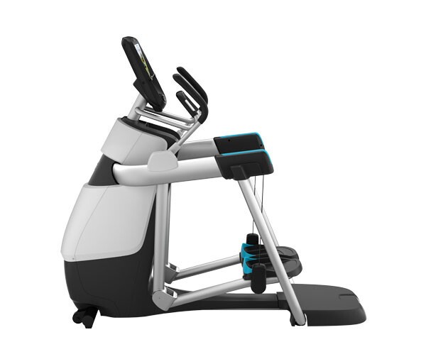 Эллиптический тренажер Precor AMT Open Stride 885 глянцевый серебристый/металлик