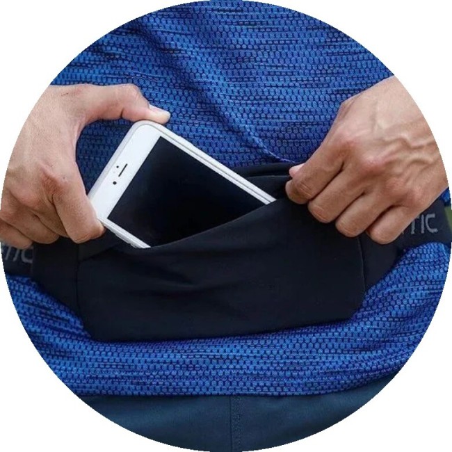 Беговая сумка на пояс Fitletic Zipless черный Беговая сумка на пояс Fitletic Zipless черный