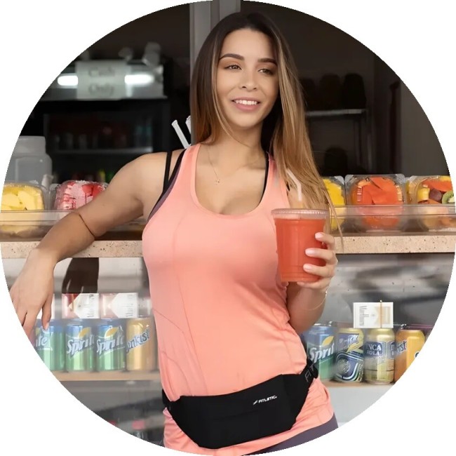 Беговая сумка на пояс Fitletic Zipless черный Беговая сумка на пояс Fitletic Zipless черный