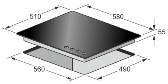 Встраиваемая газовая варочная панель Kaiser KCG 6335 RotEm Turbo